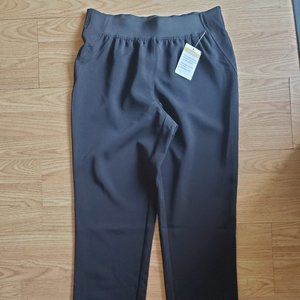 Madrid Polyester Athletic Black Pants - Size 8